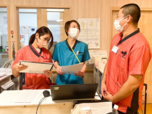 「片江館看護師の1日に密着！」